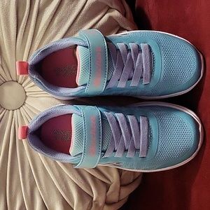 Skechers Girls/Kids Sneakers Size 12 Aqua/Pink
